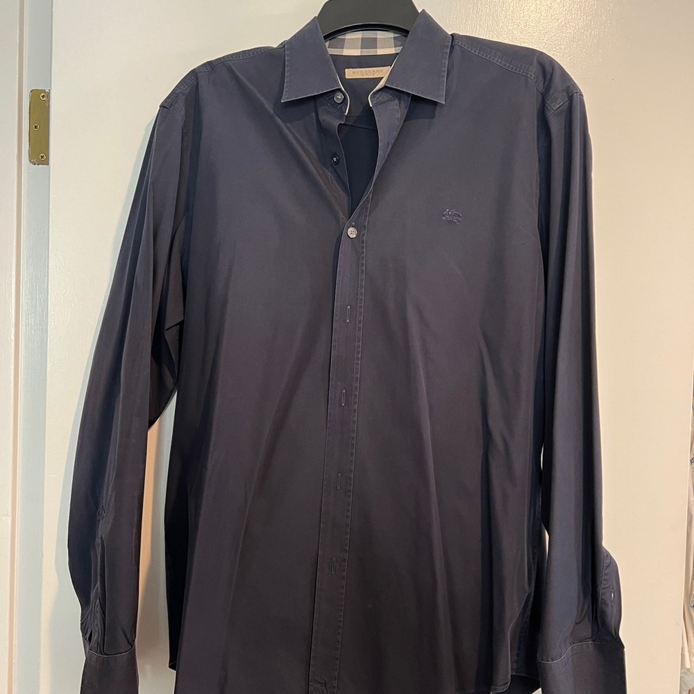Burberry Navy Men's Shirt
